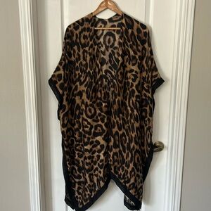 Leopard Print Kimono